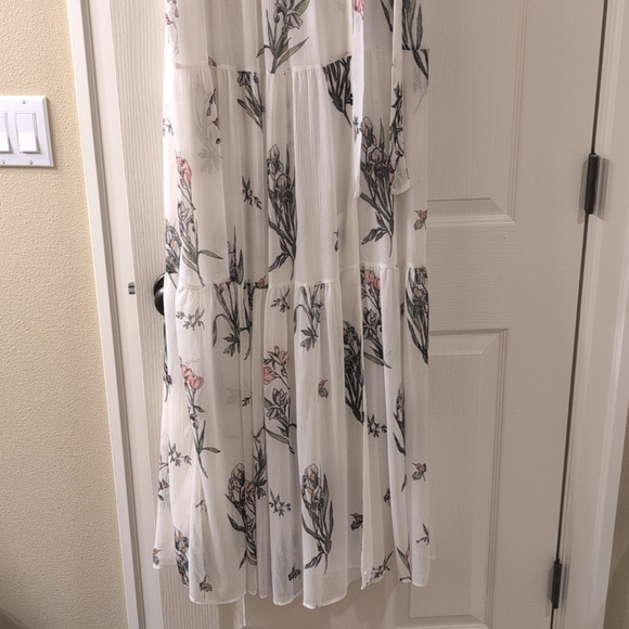 Roller Rabbit Condesa Bouquet Gertrude white maxi dress size large - Picture 5 of 11